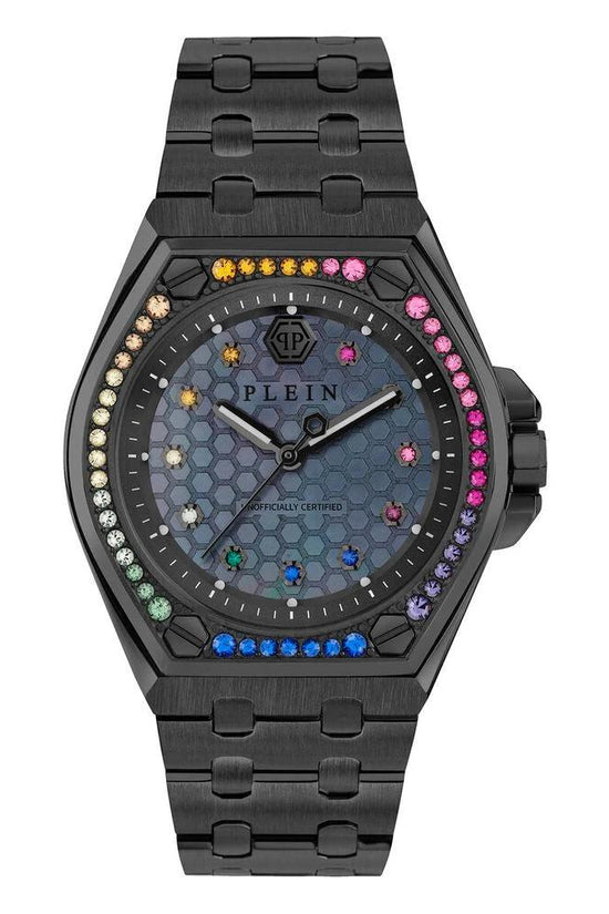 Philipp Plein Schwarze Edelstahl-Dresswatch by Philipp Plein