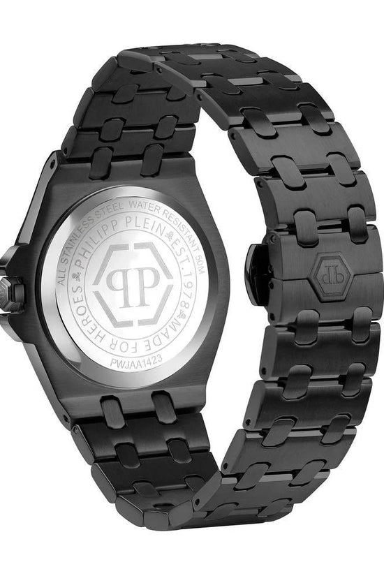 Philipp Plein Schwarze Edelstahl-Dresswatch by Philipp Plein