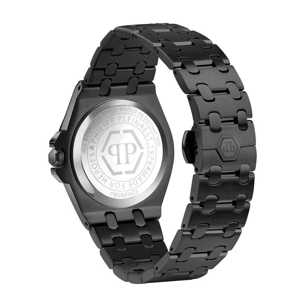 Philipp Plein Schwarze Edelstahl-Dresswatch by Philipp Plein