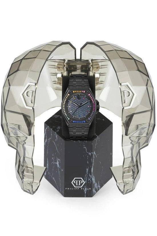 Philipp Plein Schwarze Edelstahl-Dresswatch by Philipp Plein