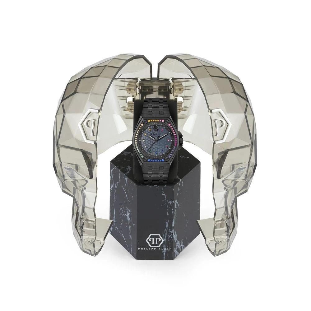 Philipp Plein Schwarze Edelstahl-Dresswatch by Philipp Plein