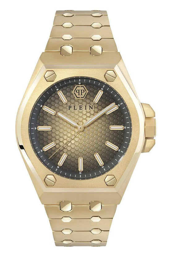 Philipp Plein Gold Stainless Steel Dress Watch by Philipp Plein