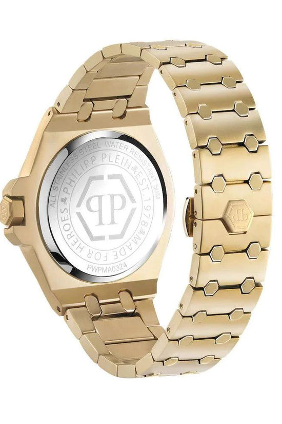 Philipp Plein Gold Stainless Steel Dress Watch by Philipp Plein