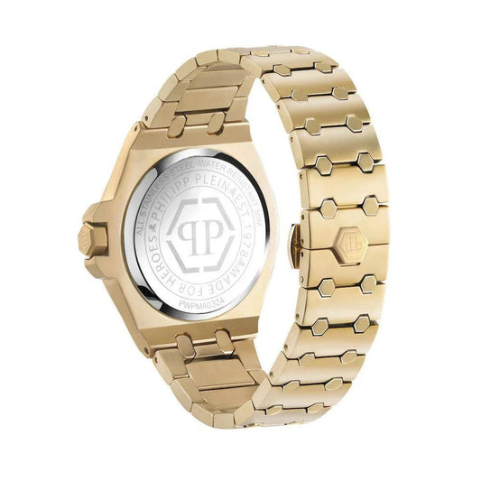 Philipp Plein Gold Stainless Steel Dress Watch by Philipp Plein