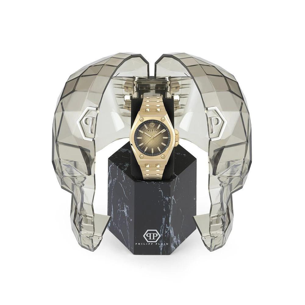 Philipp Plein Gold Stainless Steel Dress Watch by Philipp Plein