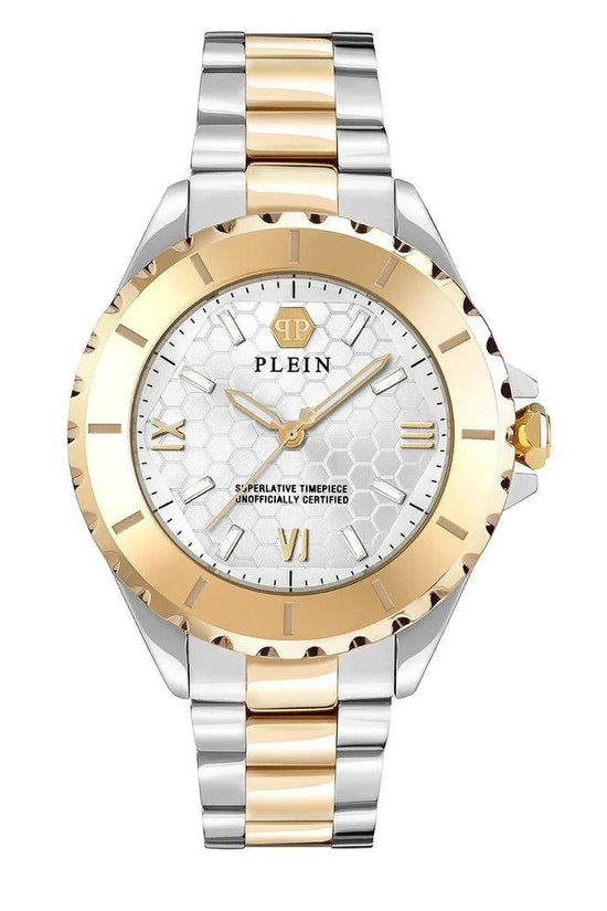 Philipp Plein Goldfarbene Edelstahl-Dresswatch by Philipp Plein