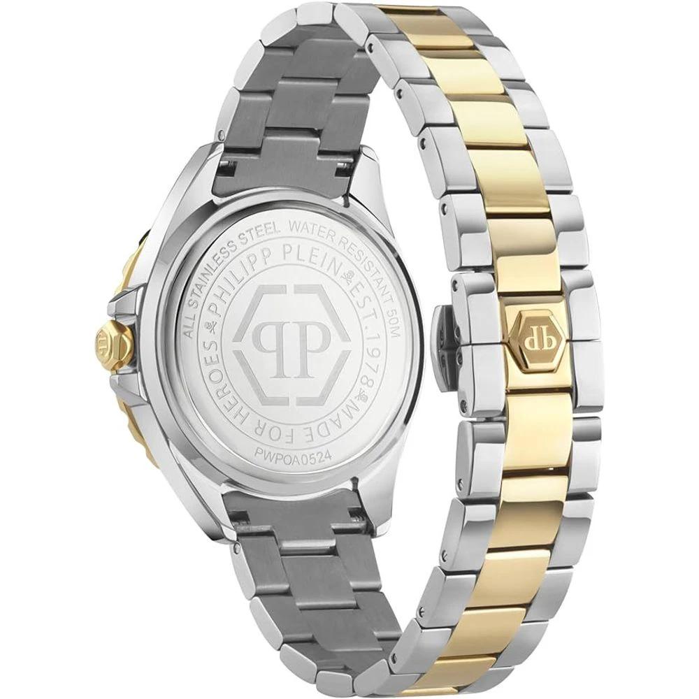 Philipp Plein Goldfarbene Edelstahl-Dresswatch by Philipp Plein