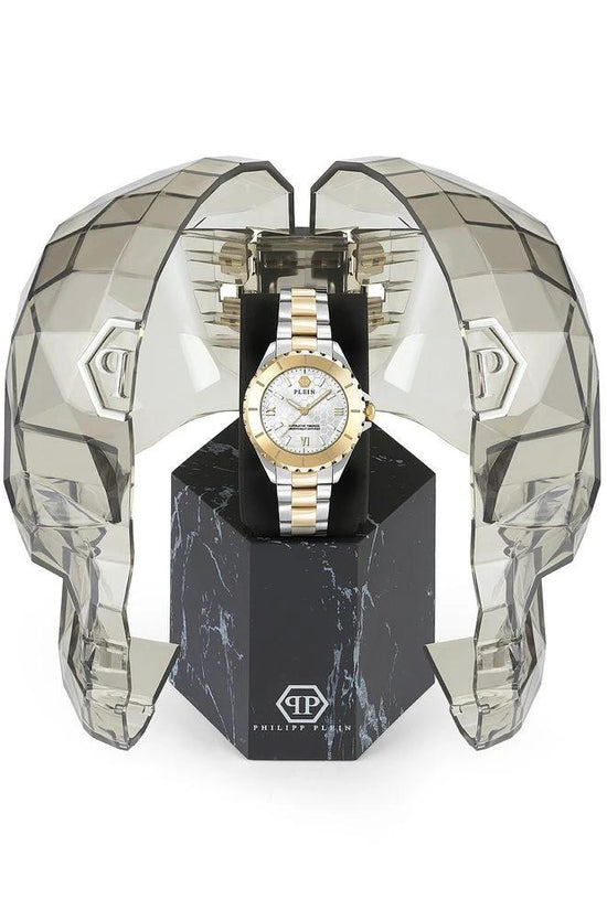 Philipp Plein Goldfarbene Edelstahl-Dresswatch by Philipp Plein
