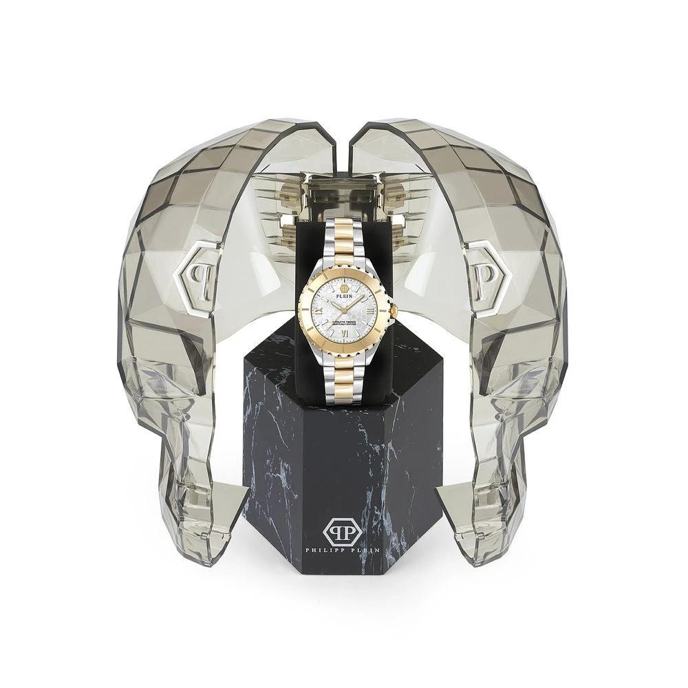Philipp Plein Goldfarbene Edelstahl-Dresswatch by Philipp Plein