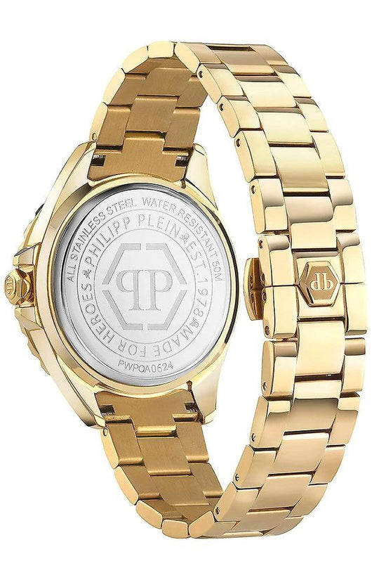 Philipp Plein Gold Stainless Steel Dress Watch by Philipp Plein