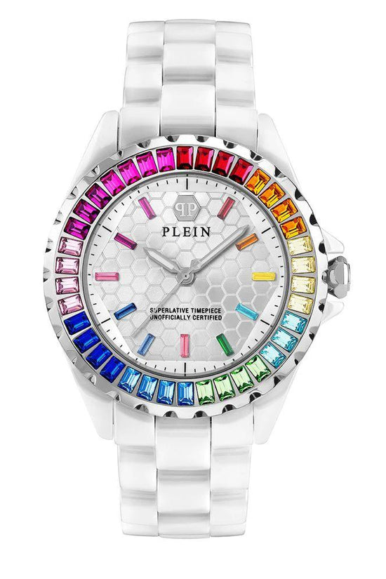 Philipp Plein Weiße Keramik-Kleideruhr by Philipp Plein