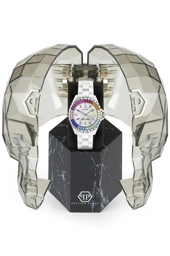 Philipp Plein Weiße Keramik-Kleideruhr by Philipp Plein