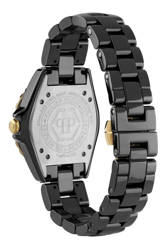 Philipp Plein Schwarze Keramik-Kleideruhr by Philipp Plein