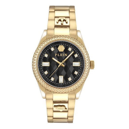 Philipp Plein Goldfarbene Edelstahl-Dresswatch by Philipp Plein