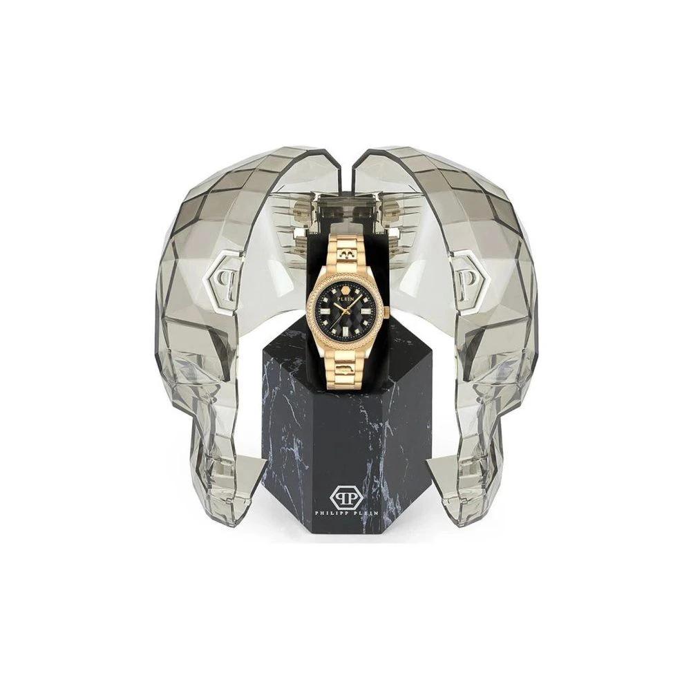 Philipp Plein Goldfarbene Edelstahl-Dresswatch by Philipp Plein