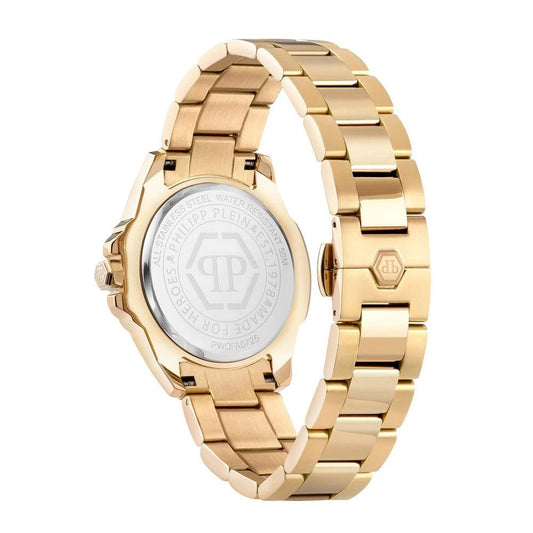 Philipp Plein Goldfarbene Edelstahl-Dresswatch by Philipp Plein