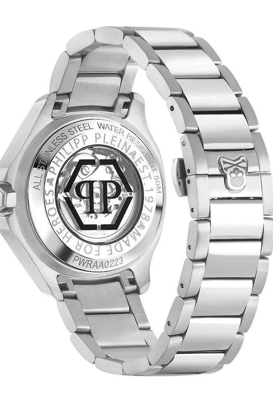 Philipp Plein Graue Edelstahl-Dresswatch by Philipp Plein
