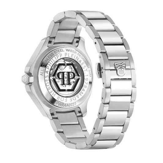 Philipp Plein Graue Edelstahl-Dresswatch by Philipp Plein