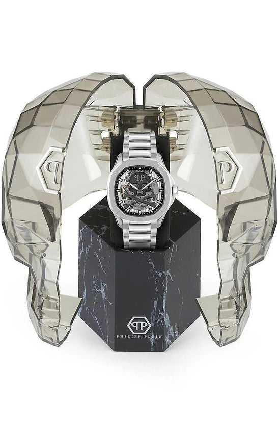 Philipp Plein Graue Edelstahl-Dresswatch by Philipp Plein