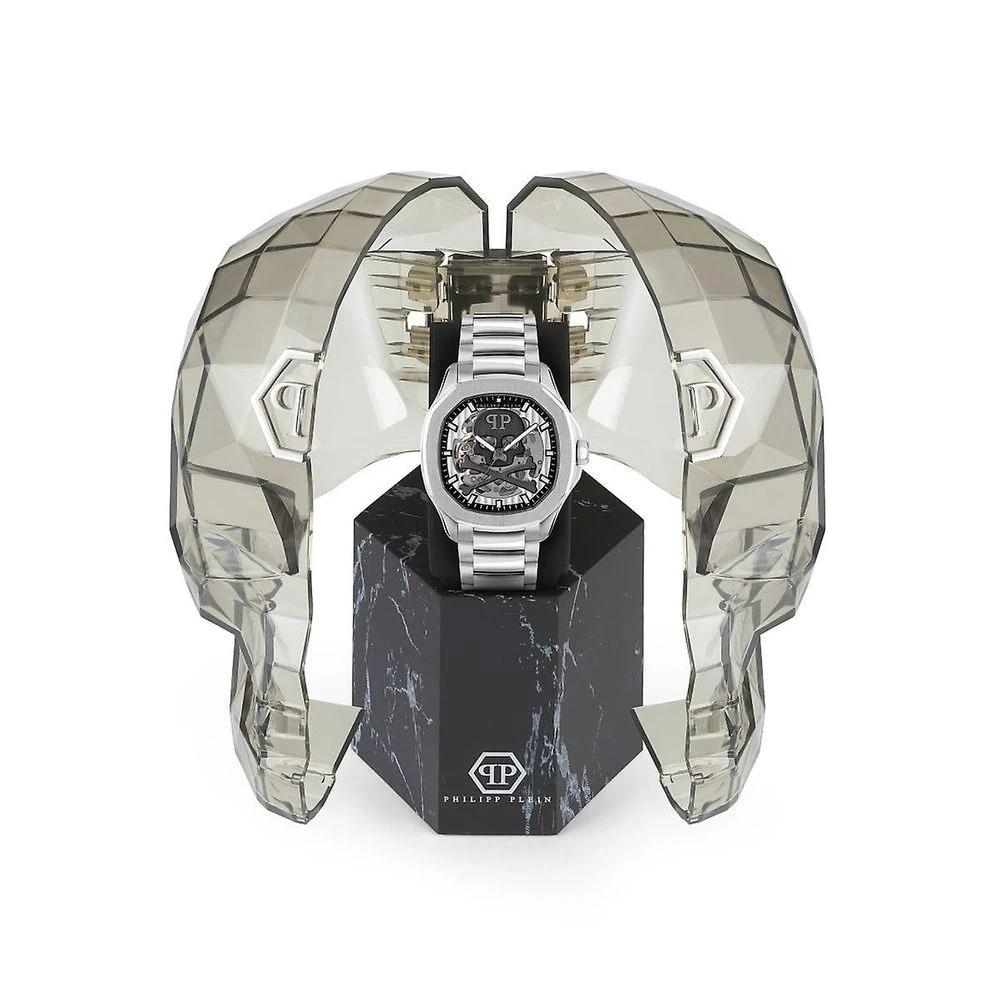 Philipp Plein Graue Edelstahl-Dresswatch by Philipp Plein