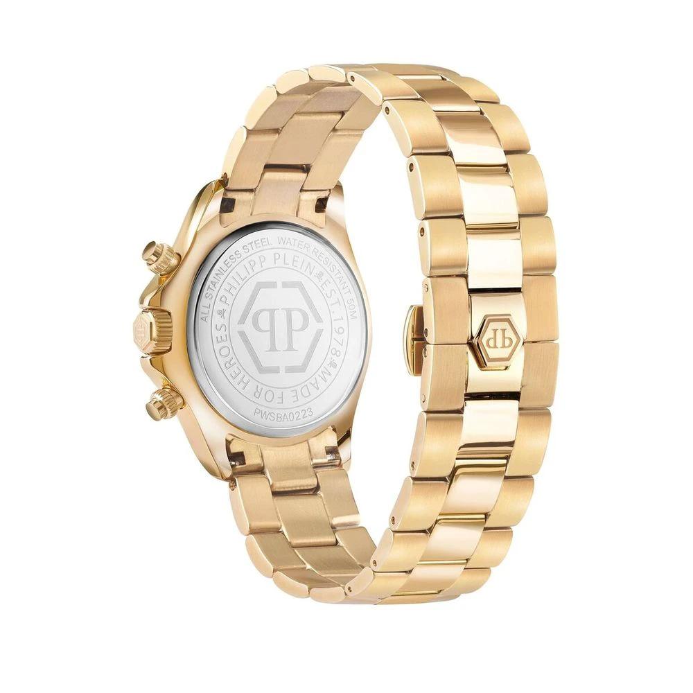 Philipp Plein Goldfarbene Edelstahl-Dresswatch by Philipp Plein