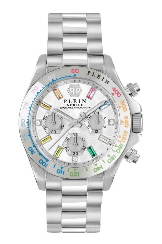 Philipp Plein Graue Edelstahl-Kleideruhr by Philipp Plein