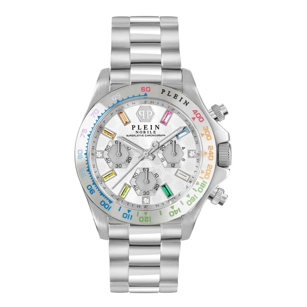 Philipp Plein Graue Edelstahl-Kleideruhr by Philipp Plein