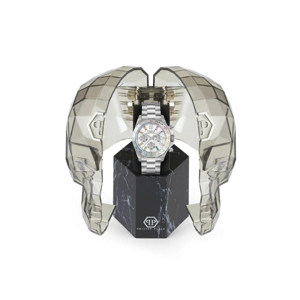 Philipp Plein Graue Edelstahl-Kleideruhr by Philipp Plein