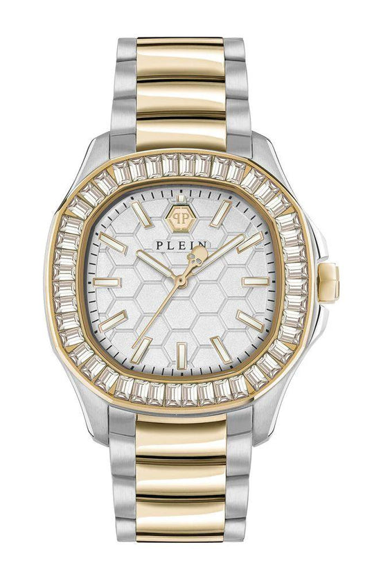 Philipp Plein Goldfarbene Edelstahl-Dresswatch by Philipp Plein