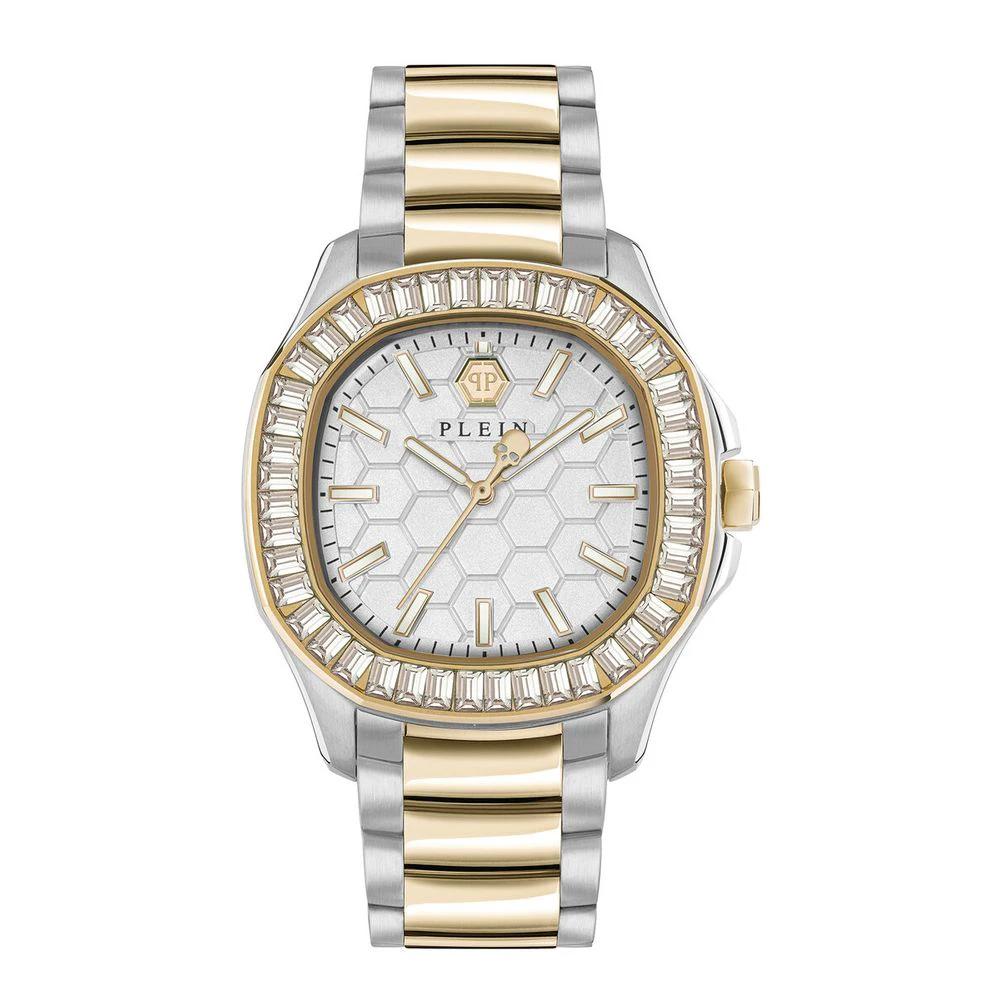 Philipp Plein Goldfarbene Edelstahl-Dresswatch by Philipp Plein