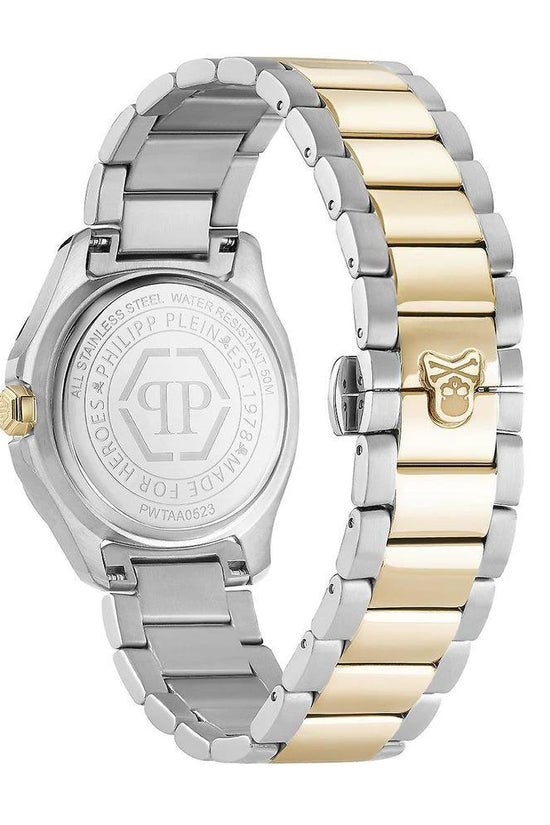 Philipp Plein Goldfarbene Edelstahl-Dresswatch by Philipp Plein
