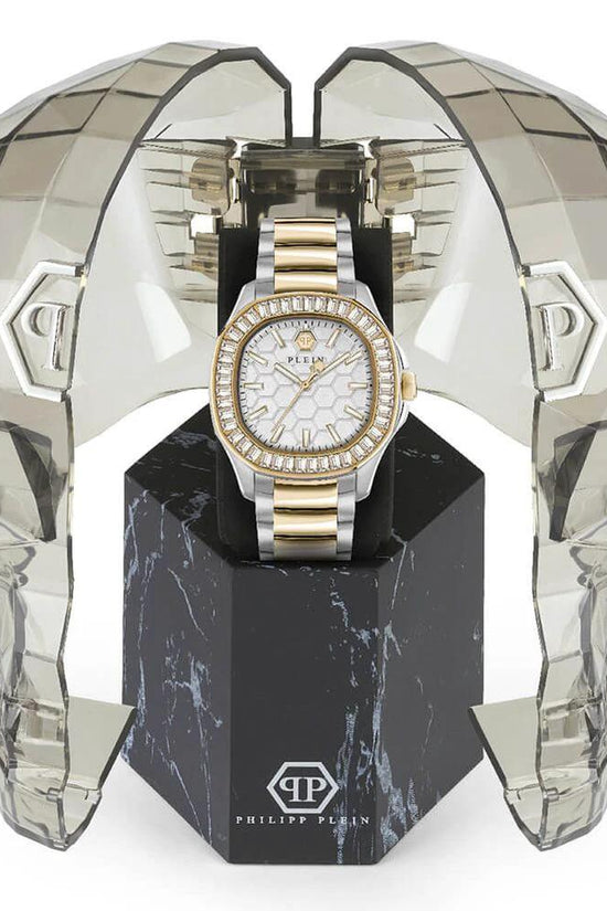 Philipp Plein Goldfarbene Edelstahl-Dresswatch by Philipp Plein