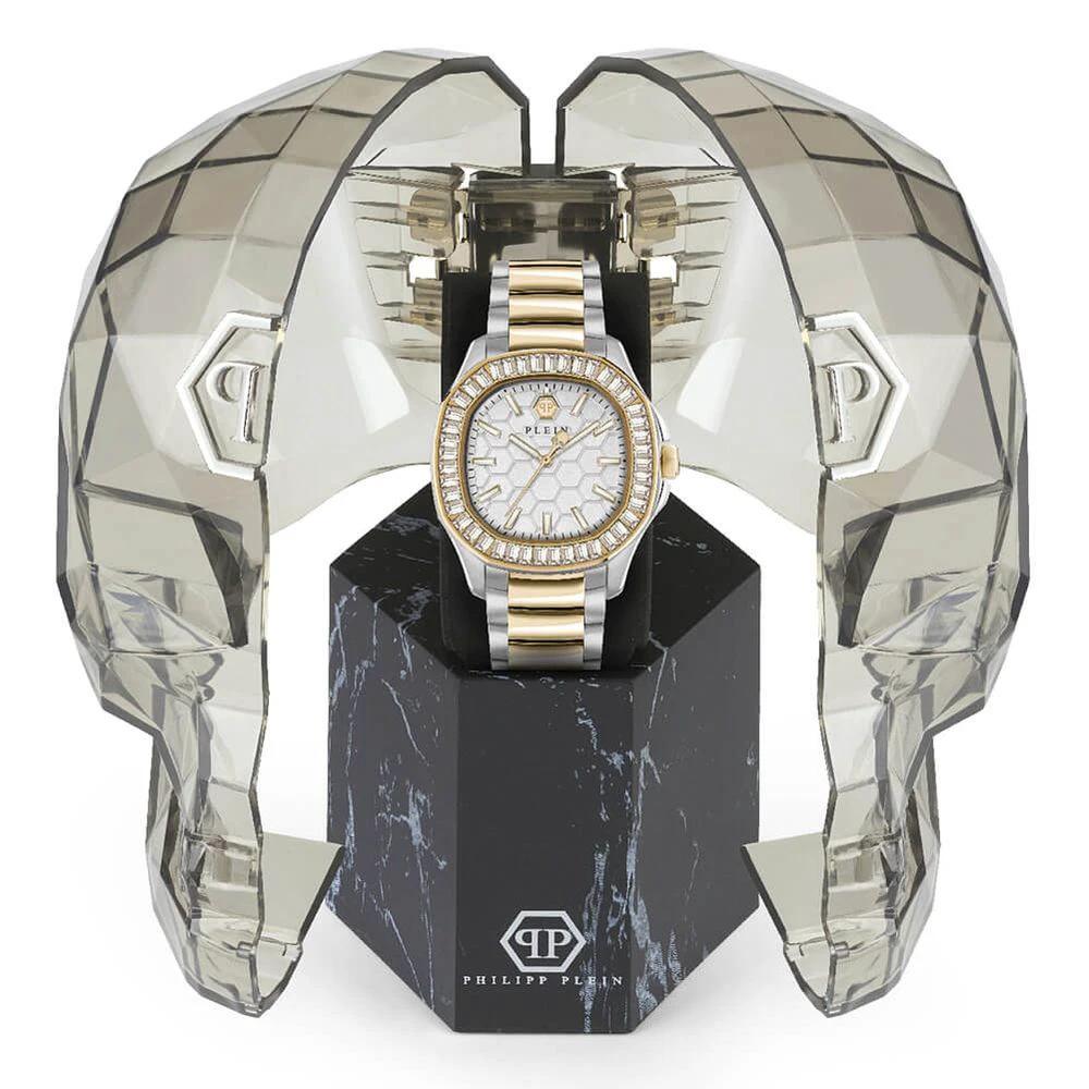 Philipp Plein Goldfarbene Edelstahl-Dresswatch by Philipp Plein