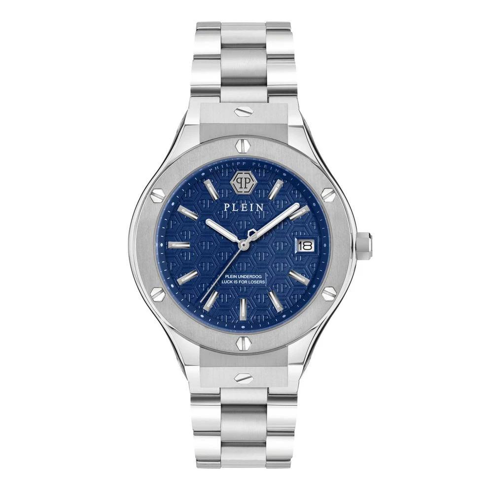 Philipp Plein Graue Edelstahl-Kleideruhr by Philipp Plein