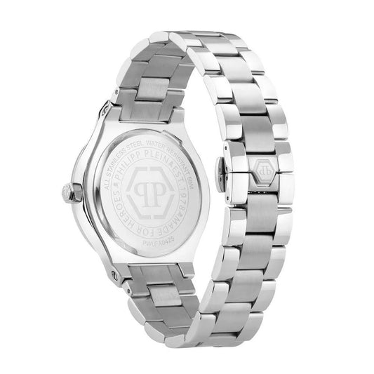 Philipp Plein Graue Edelstahl-Kleideruhr by Philipp Plein