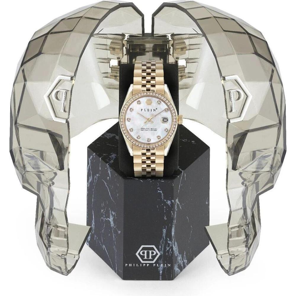 Philipp Plein Goldfarbene Edelstahl-Dresswatch by Philipp Plein
