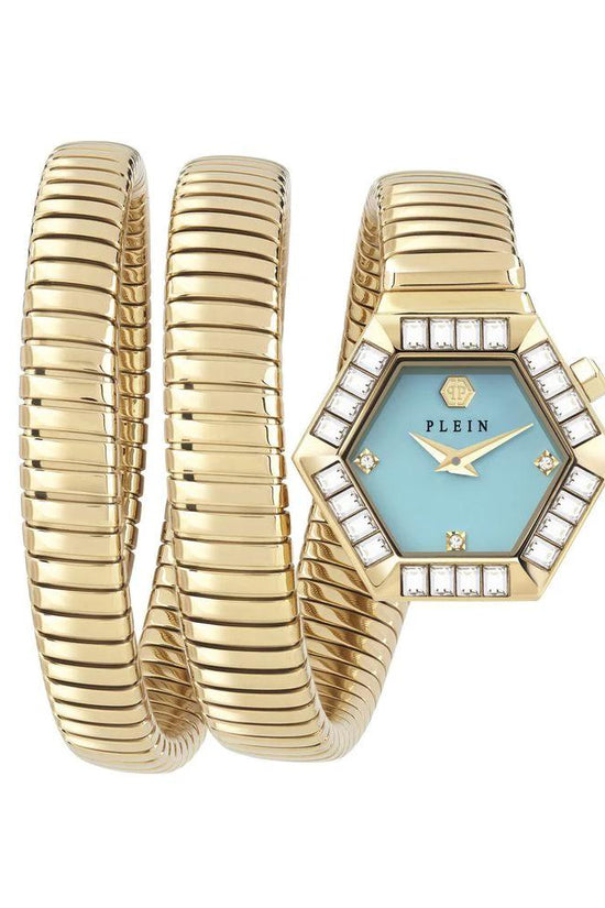 Philipp Plein Goldfarbene Edelstahl-Dresswatch by Philipp Plein