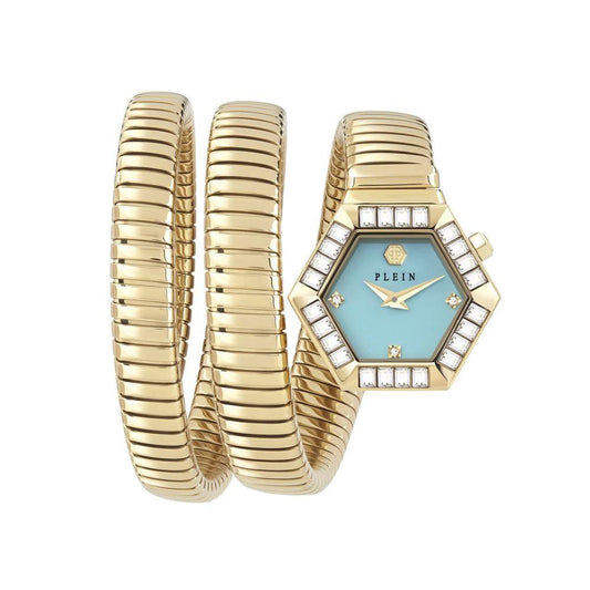 Philipp Plein Goldfarbene Edelstahl-Dresswatch by Philipp Plein