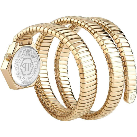 Philipp Plein Goldfarbene Edelstahl-Dresswatch by Philipp Plein