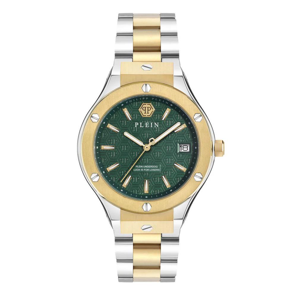 Philipp Plein Goldfarbene Edelstahl-Dresswatch by Philipp Plein