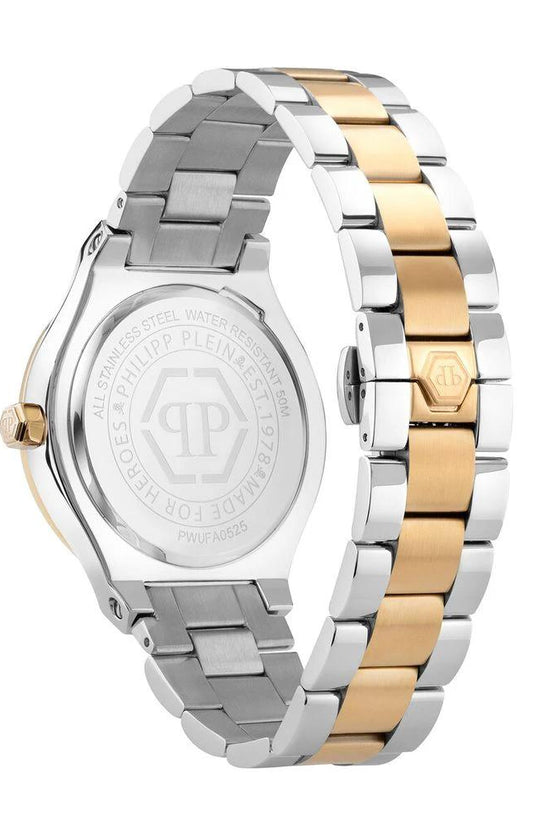 Philipp Plein Goldfarbene Edelstahl-Dresswatch by Philipp Plein