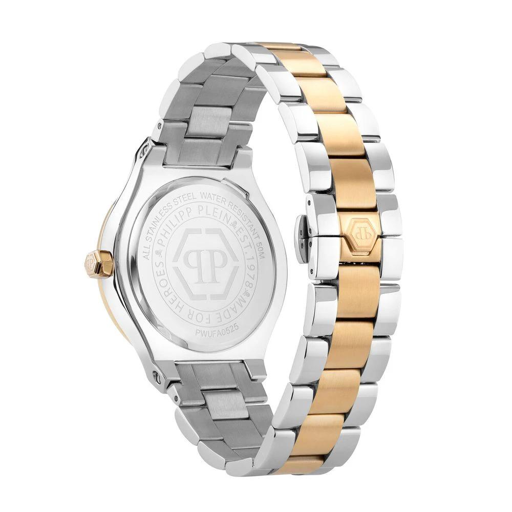Philipp Plein Goldfarbene Edelstahl-Dresswatch by Philipp Plein