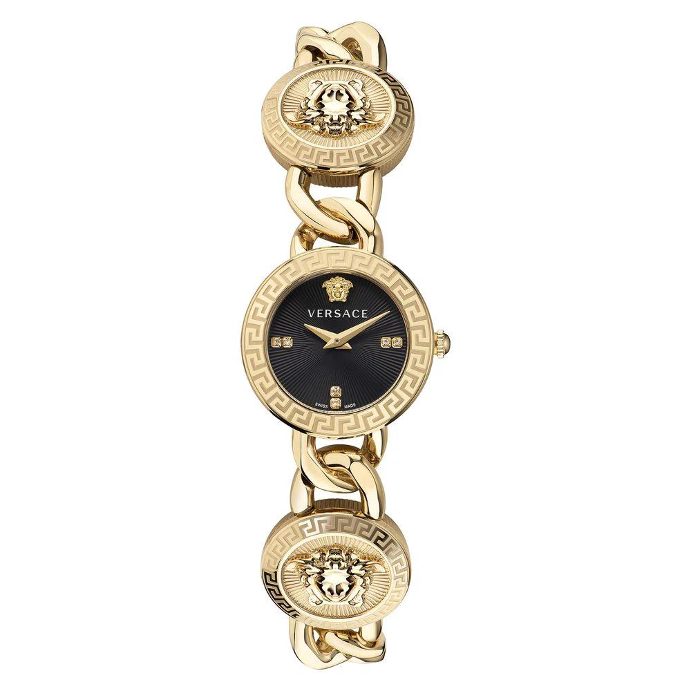 Versace Gold Stainless Steel Dress Watch by Versace