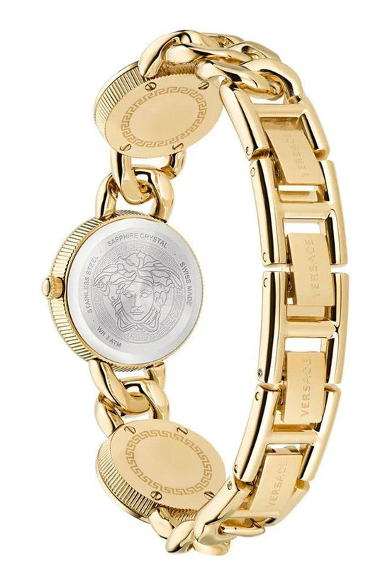 Versace Gold Stainless Steel Dress Watch by Versace