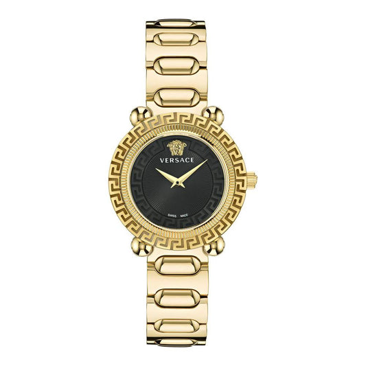 Versace Goldfarbene Edelstahl-Dresswatch by Versace