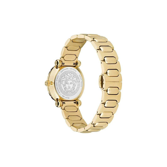 Versace Goldfarbene Edelstahl-Dresswatch by Versace