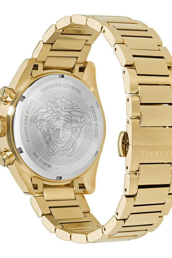 Versace Gold Stainless Steel Dress Watch by Versace