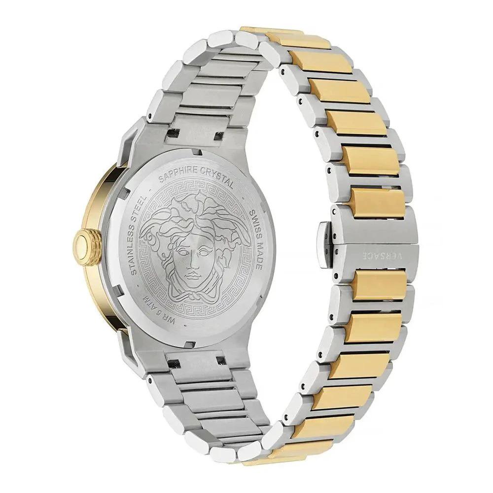 Versace Goldfarbene Edelstahl-Dresswatch by Versace