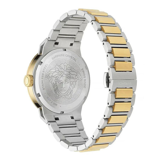 Versace Goldfarbene Edelstahl-Dresswatch by Versace