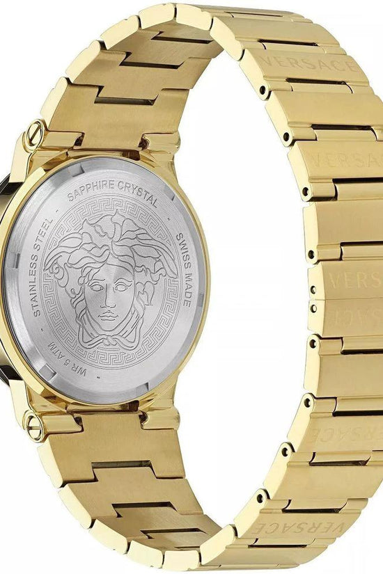 Versace Goldfarbene Edelstahl-Dresswatch by Versace